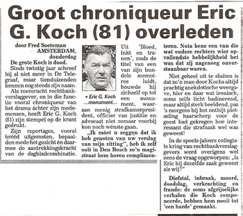 Artikel Telegraaf 29 03 2002