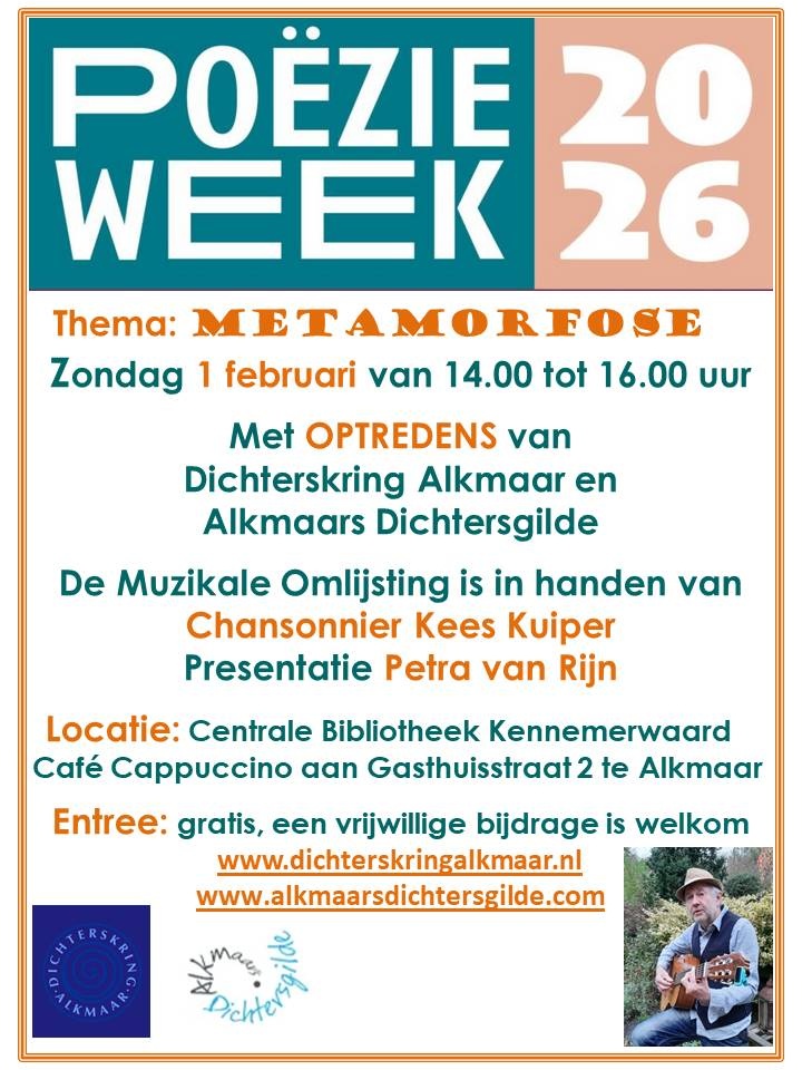 Poëzieweek 2026 Metamorfose
