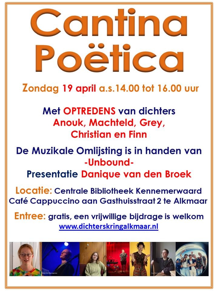 Cantina Poética 19 april 2026